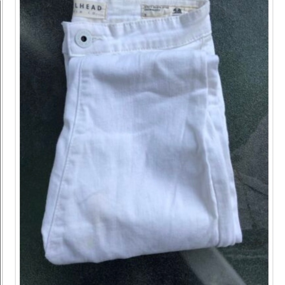 Uber High White Bullhead Jeans